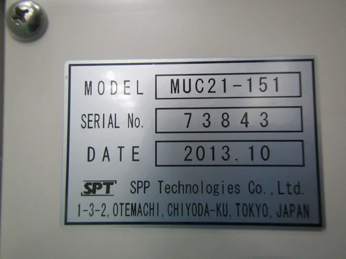 SPP MUC21-151 SiO2 etcher Detail Image - ASKINDEX Korea