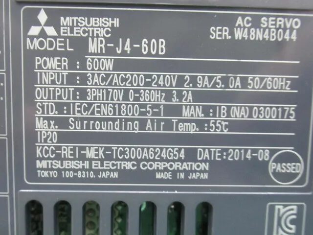 미쓰비시 전기 MR-J4-60B 서보 드라이버 상세 이미지 - ASKINDEX 코리아