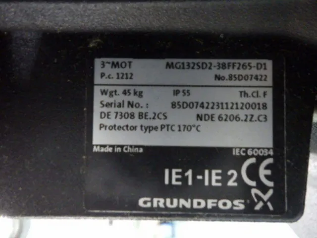 Grundfos CRN10-12 X-FGJ-G-E-HQQE Pressure pump (volute type water pump) Detail Image - ASKINDEX Korea