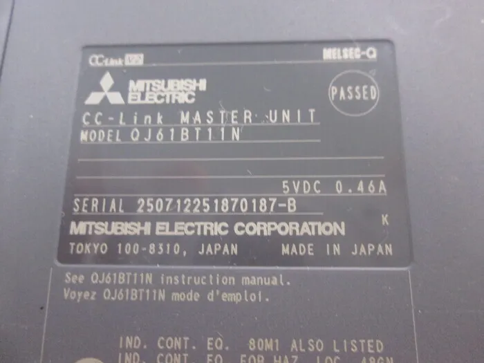 Mitsubishi Electric QJ61BT11N PLC CC-Link master/local unit Detail Image - ASKINDEX Korea