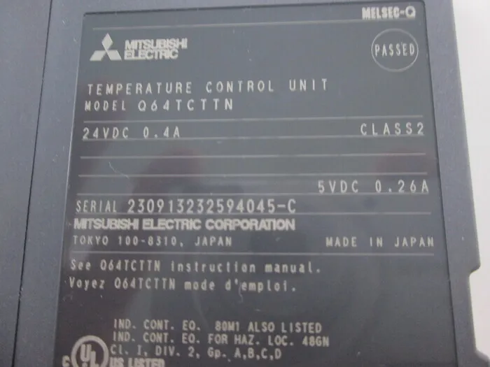 Mitsubishi Electric Q64TCTTN PLC temperature control unit Detail Image - ASKINDEX Korea
