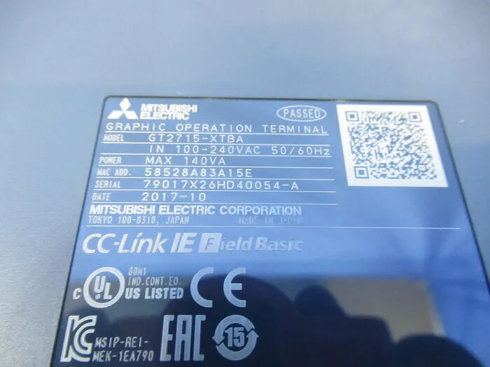미쓰비시 전기 GT2715-XTBA 터치 패널 상세 이미지 - ASKINDEX 코리아