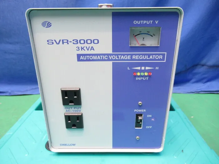 스왈로 전기 SVR-3000 AC 안정화 전원 공급 장치 상세 이미지 - ASKINDEX 코리아