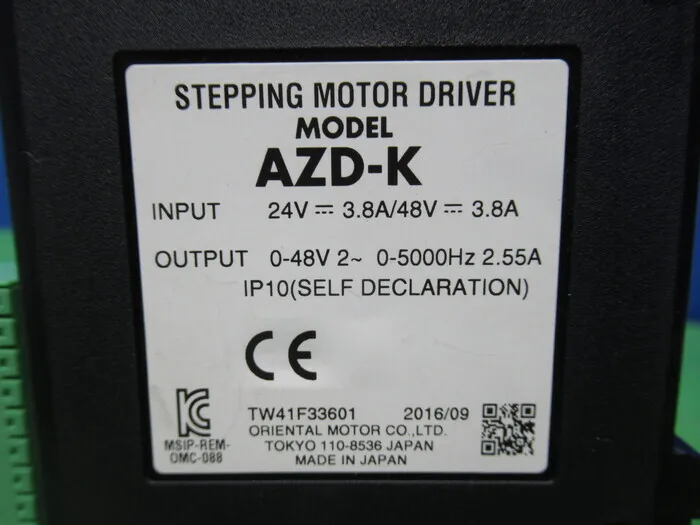 오리엔탈 모터 AZD-K 스테퍼 모터 드라이버 상세 이미지 - ASKINDEX 코리아