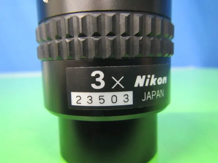 Nikon 3ｘ Objective lens (for Nikon MM-61) Detail Image - ASKINDEX Korea