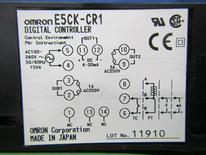 오므론 E5CK-CR1 온도 조절기 상세 이미지 - ASKINDEX 코리아