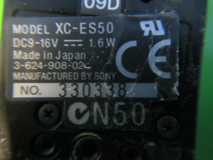 Sony XC-ES50 CCD camera Detail Image - ASKINDEX Korea