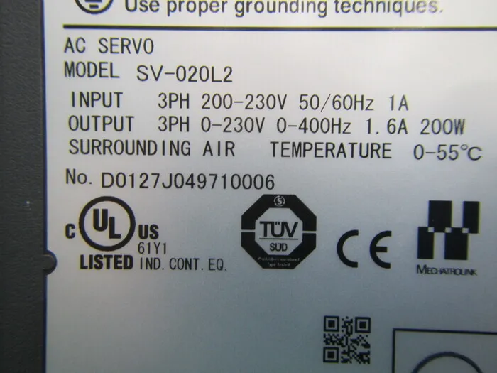 Keyence SV-020L2 서보 드라이버 상세 이미지 - ASKINDEX 코리아
