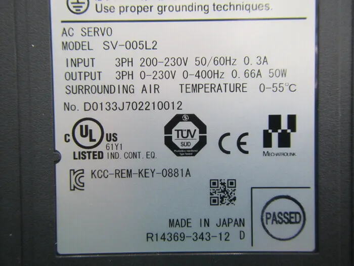 Keyence SV-005L2 서보 드라이버 상세 이미지 - ASKINDEX 코리아