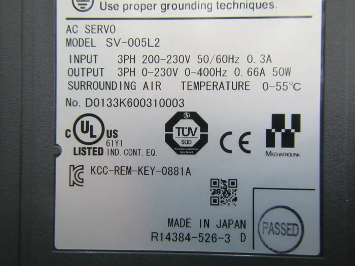 Keyence SV-005L2 서보 드라이버 상세 이미지 - ASKINDEX 코리아