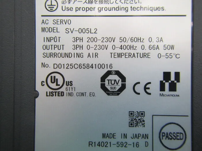 Keyence SV-005L2 서보 드라이버 상세 이미지 - ASKINDEX 코리아
