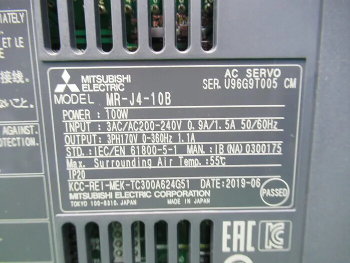 미쓰비시 전기 MR-J4-10B AC 서보 드라이버 상세 이미지 - ASKINDEX 코리아