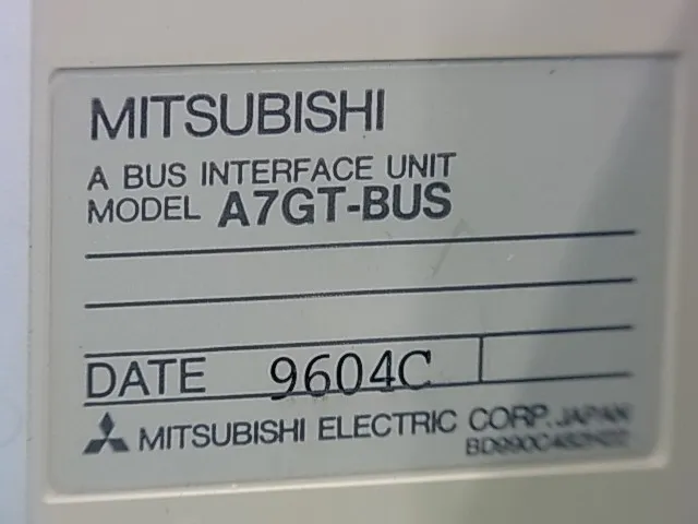 미쓰비시 전기 A7GT-BUS 터치 패널 상세 이미지 - ASKINDEX 코리아
