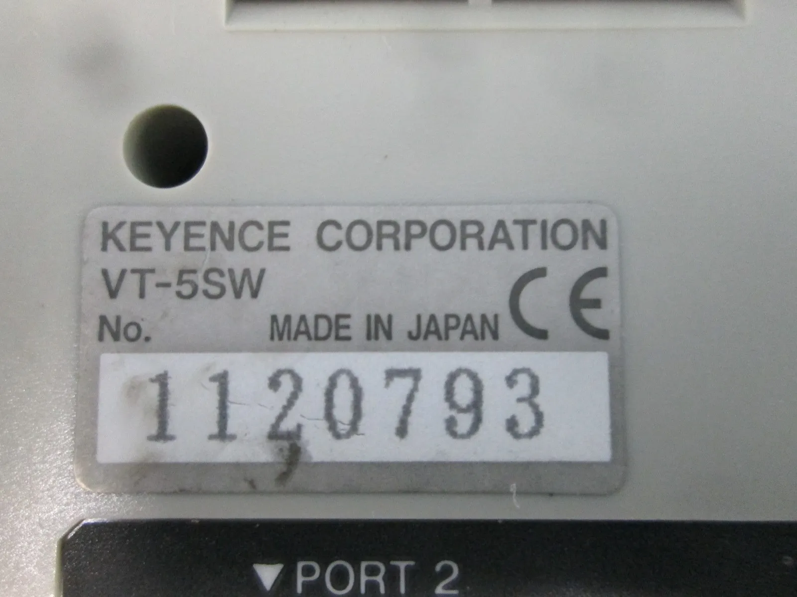 Keyence VT-5SW 터치 패널 상세 이미지 - ASKINDEX 코리아