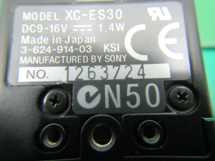Sony XC-ES30 CCD camera Detail Image - ASKINDEX Korea
