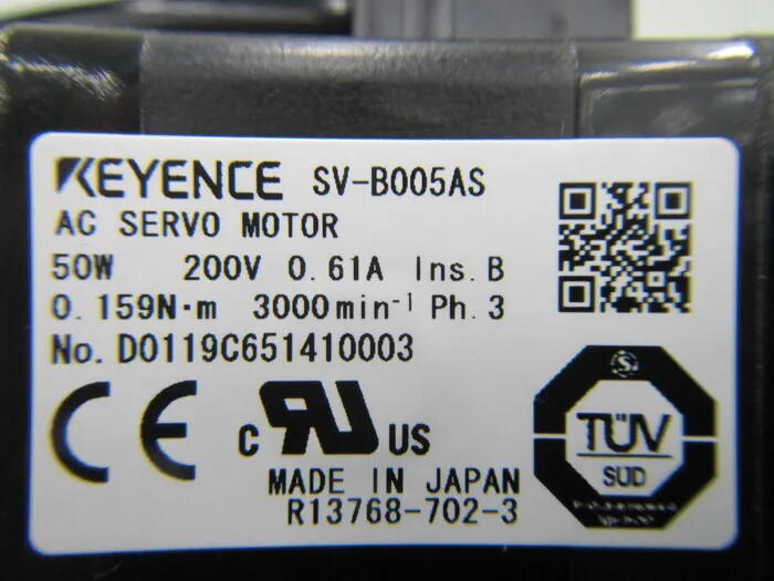 Keyence SV-B005AS 서보 모터 상세 이미지 - ASKINDEX 코리아