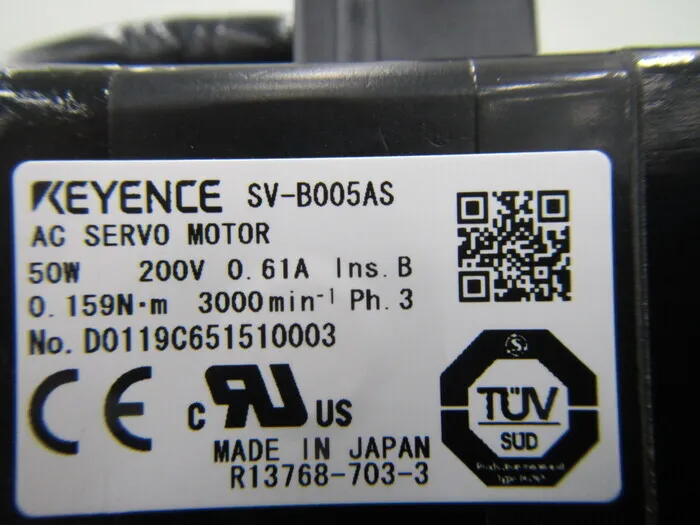 Keyence SV-B005AS 서보 모터 상세 이미지 - ASKINDEX 코리아