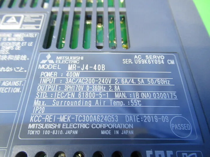 미쓰비시 전기 MR-J4-40B AC 서보 드라이버 상세 이미지 - ASKINDEX 코리아