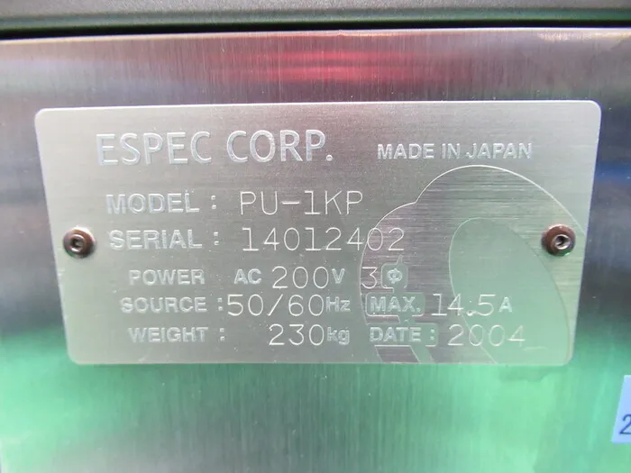 Espec PU-1KP Thermostatic bath Detail Image - ASKINDEX Korea