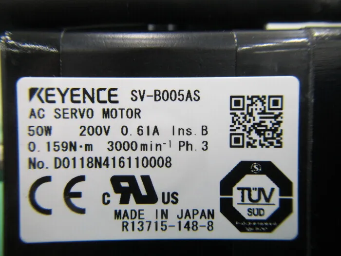 Keyence SV-B005AS 서보 모터 상세 이미지 - ASKINDEX 코리아