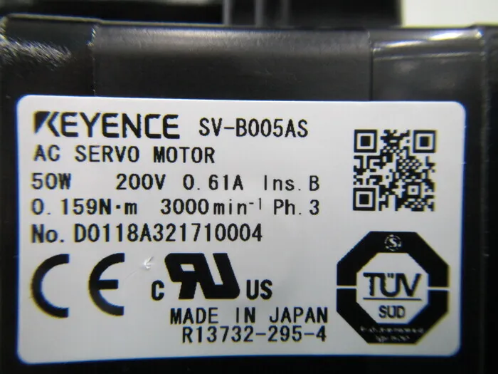 Keyence SV-B005AS 서보 모터 상세 이미지 - ASKINDEX 코리아