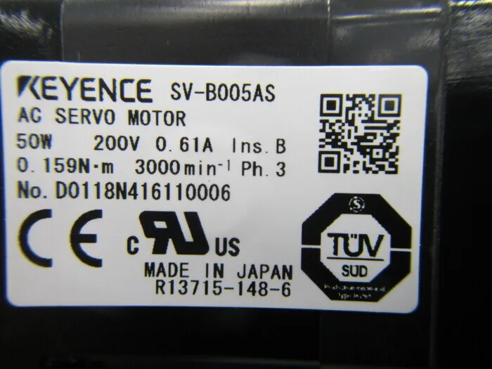 Keyence SV-B005AS 서보 모터 상세 이미지 - ASKINDEX 코리아