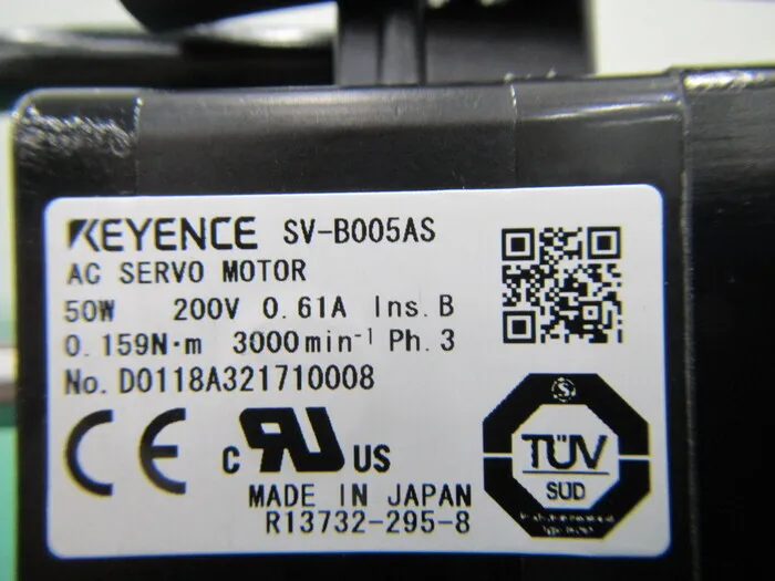 Keyence SV-B005AS 서보 모터 상세 이미지 - ASKINDEX 코리아