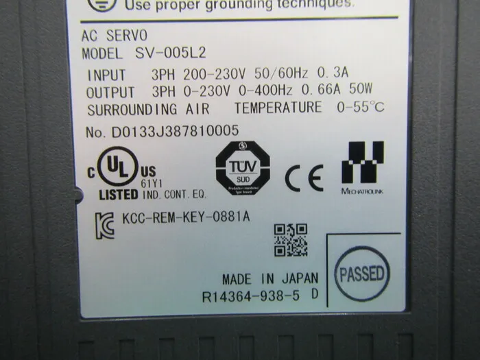 Keyence SV-005L2 서보 드라이버 상세 이미지 - ASKINDEX 코리아