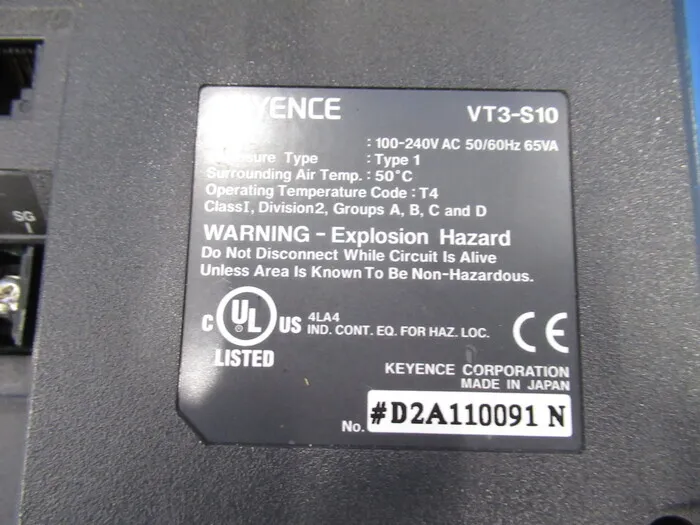 Keyence VT3-S10 터치 패널 상세 이미지 - ASKINDEX 코리아