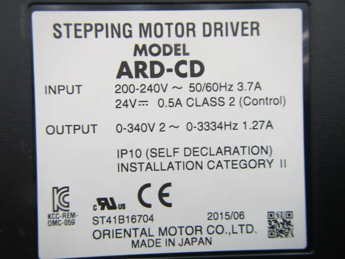 오리엔탈 모터 ARD-CD 모터 드라이버 상세 이미지 - ASKINDEX 코리아