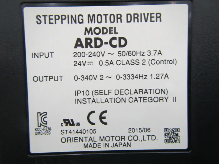 오리엔탈 모터 ARD-CD 모터 드라이버 상세 이미지 - ASKINDEX 코리아