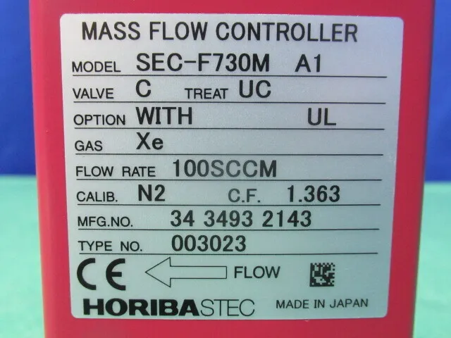 Estec SEC-F730M A1 Mass Flow Controller Detail Image - ASKINDEX Korea