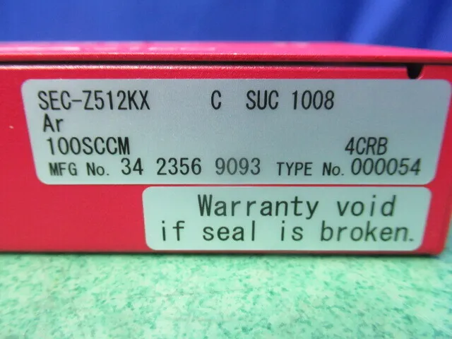 HORIBA STEC SEC-Z512KX Mass Flow Controller Detail Image - ASKINDEX Korea