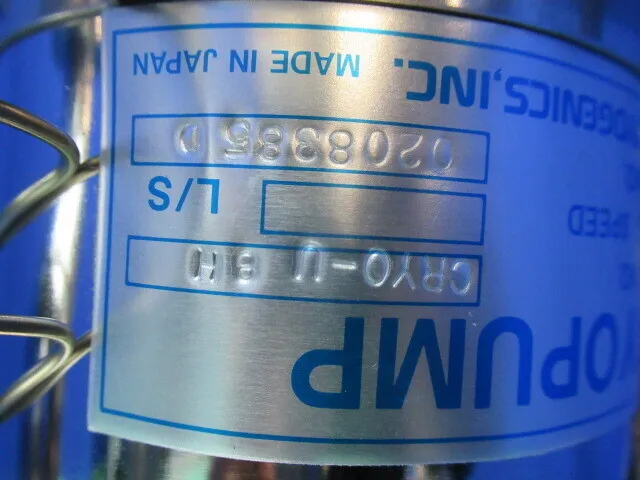 ULVAC CRYO-U8H Cryopump Detail Image - ASKINDEX Korea
