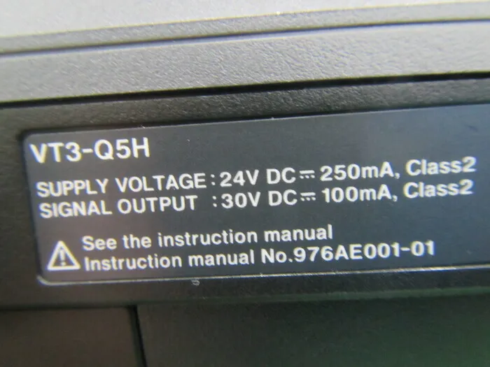 Keyence VT3-Q5H 터치 패널 상세 이미지 - ASKINDEX 코리아