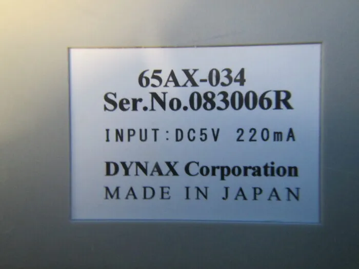 다이낙스 65AX-034 티칭 펜던트 상세 이미지 - ASKINDEX 코리아
