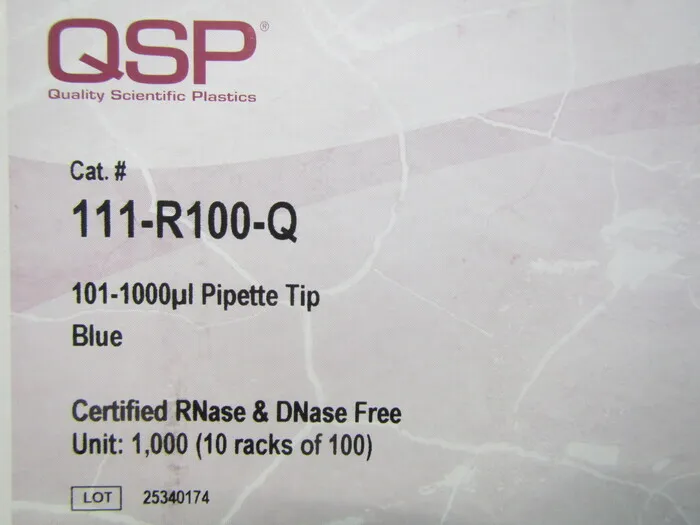 QSP 111-R100-Q Pipette Tips Detail Image - ASKINDEX Korea