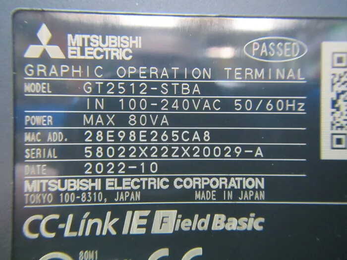 미쓰비시 전기 GT2512-STBA 터치 패널 상세 이미지 - ASKINDEX 코리아