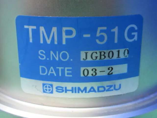 Shimadzu Corporation TMP-51G turbomolecular pump Detail Image - ASKINDEX Korea