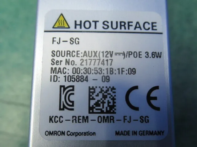 Omron FJ-SG Digital camera (monochrome) Detail Image - ASKINDEX Korea