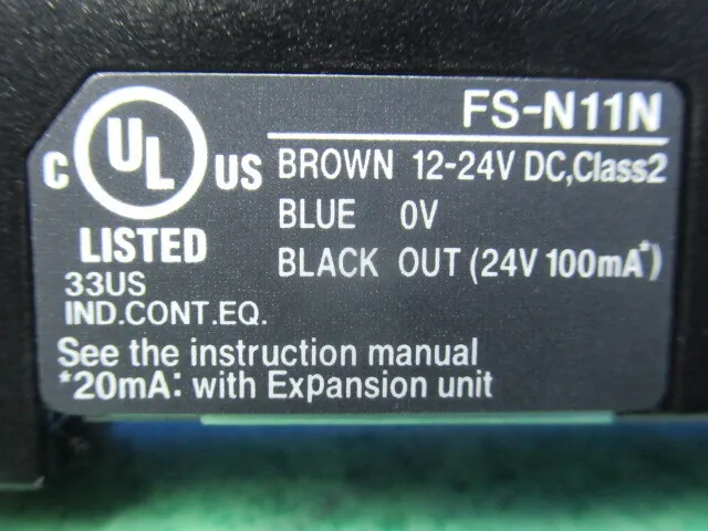 Keyence FS-N11N Fiber amplifier (main unit) Detail Image - ASKINDEX Korea