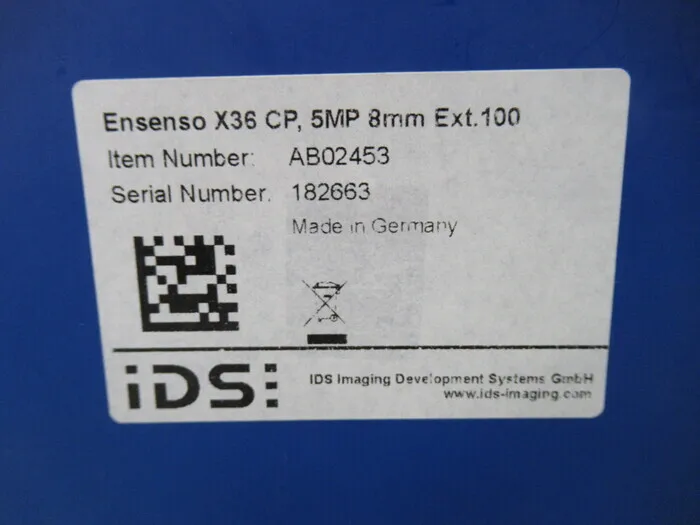 IDS X36-BL 3D Camera System Detail Image - ASKINDEX Korea