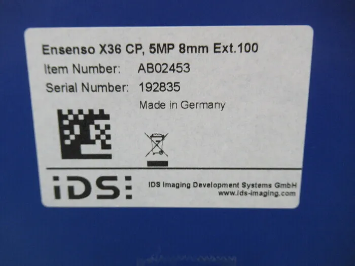 IDS X36-BL 3D Camera System Detail Image - ASKINDEX Korea