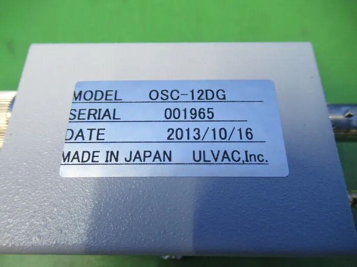 ULVAC OSC-12DG Oscillators Detail Image - ASKINDEX Korea