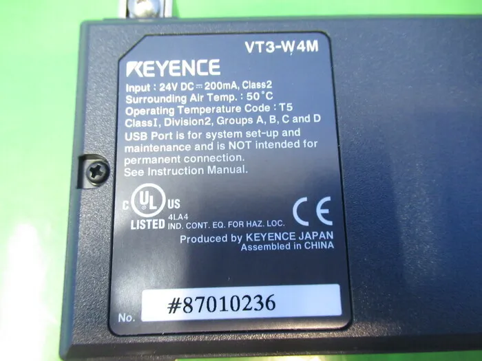 Keyence VT3-W4M 터치 패널 상세 이미지 - ASKINDEX 코리아