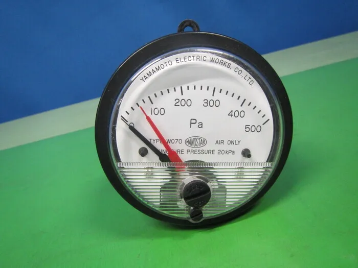 Yamamoto Electric W070 Differential pressure gauge Detail Image - ASKINDEX Korea