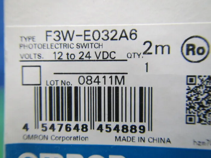 오므론 F3W-E032A6 픽업 센서 상세 이미지 - ASKINDEX 코리아