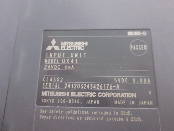 Mitsubishi Electric QX41 PLC DC input unit Detail Image - ASKINDEX Korea