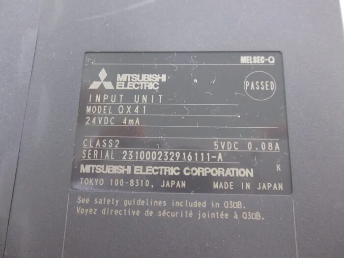 Mitsubishi Electric QX41 PLC DC input unit Detail Image - ASKINDEX Korea