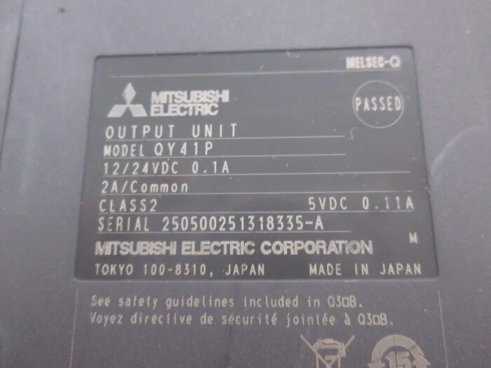 Mitsubishi Electric QY41P PLC transistor output unit Detail Image - ASKINDEX Korea